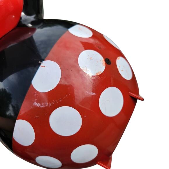 DISNEY PARK MICKEY MINNIE MOUSE POPCORN BUCKET SOUVENIR BALLOON RED POLKA DOT - Picture 3 of 12